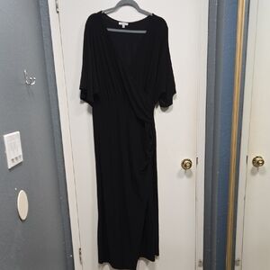 White Birch Black Maxi Dress